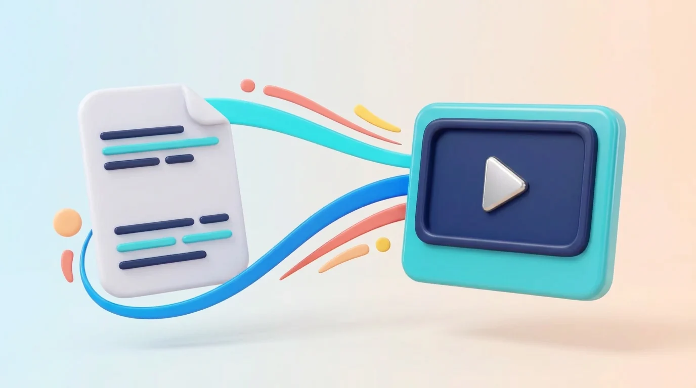 Illustration of manifest data streaming into a video player window